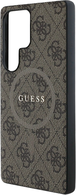 Etui Guess Fixed Glitter Big 4G Metal do Samsung Galaxy S25 Ultra Brown (3666339441722) - obraz 6
