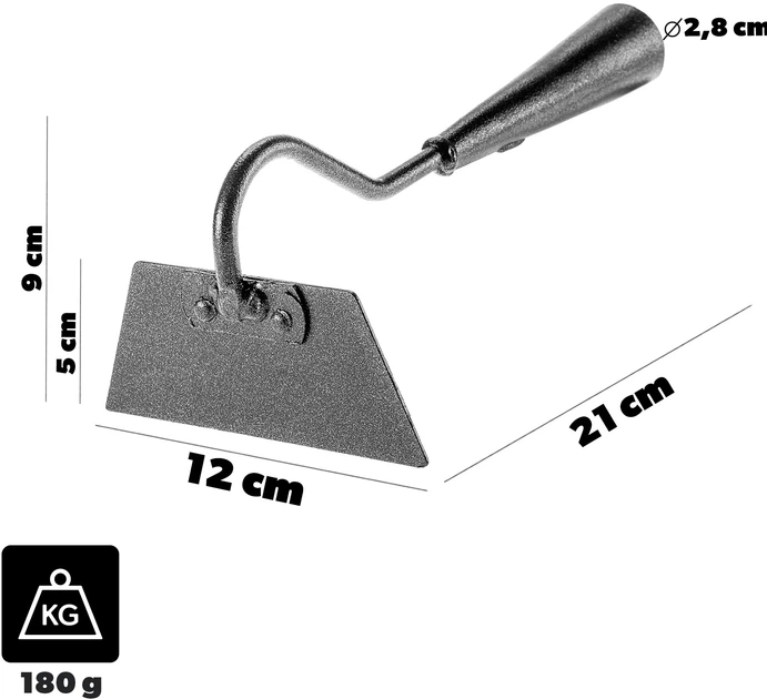 Сапка Kadax Indre 12 см без ручки (K10129) - зображення 8