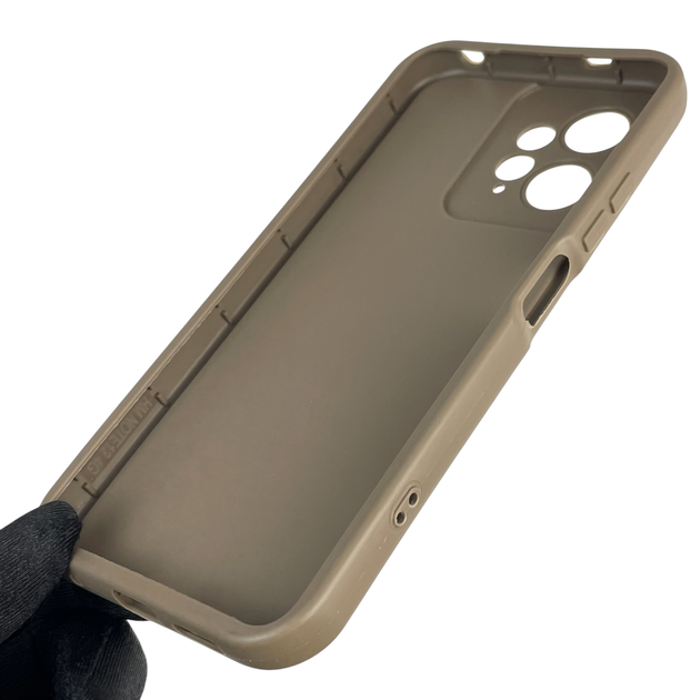 Чохол силіконовий Soft Touch з 3D принтом Україна для Xiaomi Redmi Note 12 4G коричневий (Повний захист камери) - Фото 4 Чохол силіконовий Soft Touch з 3D принтом Україна для Xiaomi Redmi Note 12 4G коричневий (Повний захист камери) - зображення 4