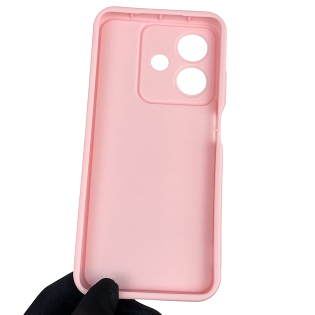 Чохол силіконовий оригінальний Soft Touch з 3D принтом милий ведмедик для Oppo A40m рожевий (Повний захист камери) - зображення 2