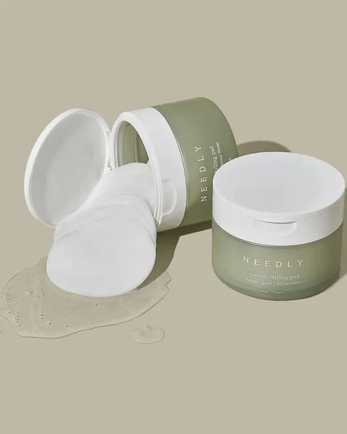 Диски для обличчя Needly Cicachid Chilling Pad заспокійливі з центеллою 70 шт (8809455421703) - зображення 2