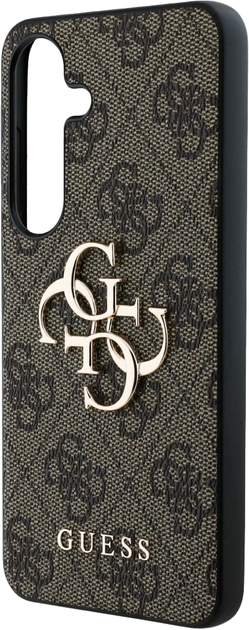 Etui Guess 4G Big Classic Logo do Samsung Galaxy S25 Brown (3666339449063) - obraz 5