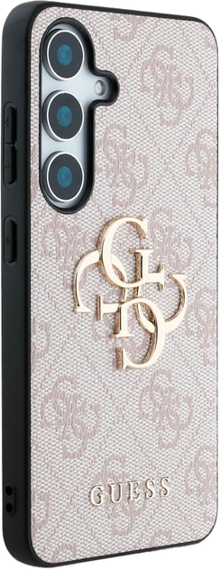 Etui Guess 4G Big Classic Logo do Samsung Galaxy S25 Pink (3666339449100) - obraz 4
