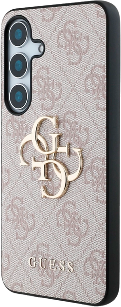 Etui Guess 4G Big Classic Logo do Samsung Galaxy S25 Plus Pink (3666339449117) - obraz 2