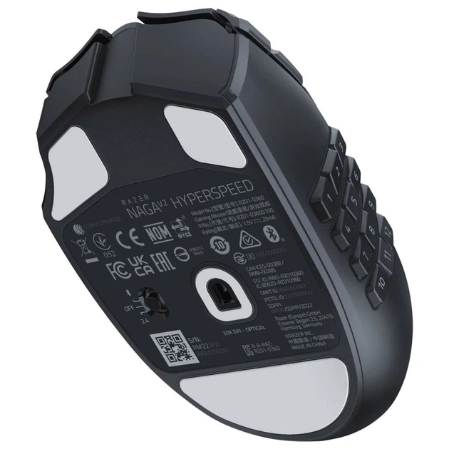 Миша RAZER Naga V2 Hyperspeed (RZ01-03600100-R3G1) - Фото 5 Миша RAZER Naga V2 Hyperspeed (RZ01-03600100-R3G1) - зображення 5