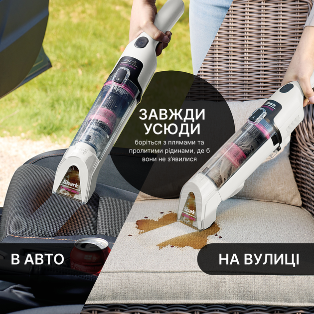 Акумуляторний пилосос-плямовивідник Shark Stain-Destroying Spot HX100EUT - зображення 2