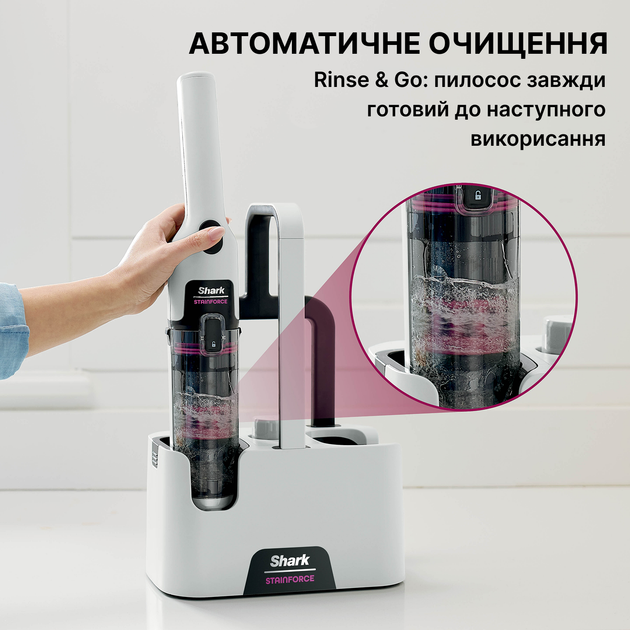Акумуляторний пилосос-плямовивідник Shark Stain-Destroying Spot HX100EUT - зображення 6