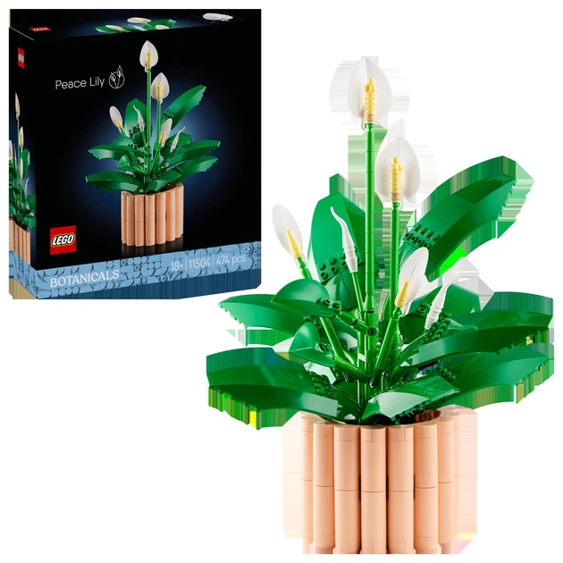 Конструктор LEGO Botanicals Спатифиллум 474 детали (11504) - изображение 6