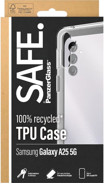 Etui plecki PanzerGlass SAFE. do Samsung Galaxy A25 Transparent (SAFE95683) - obraz 4