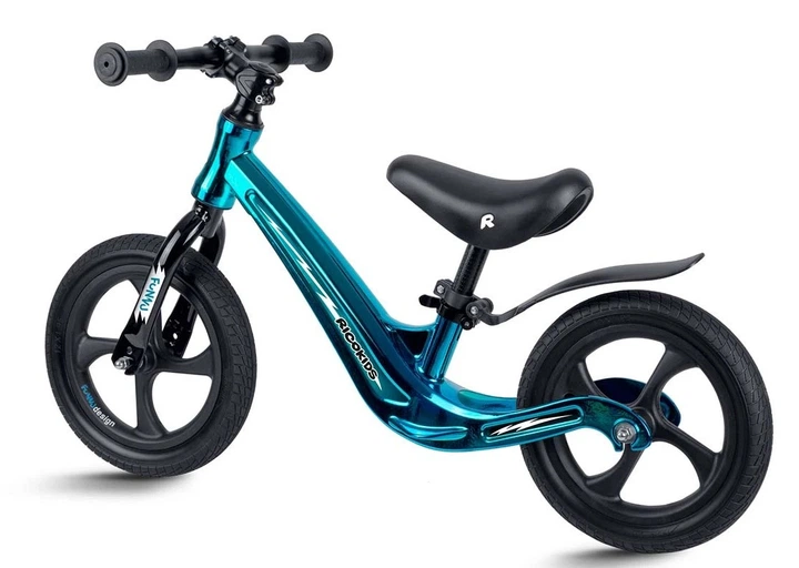 Rowerek biegowy dla dzieci Ricokids FUNNU 12" Niebieski (5903890629663) - obraz 3