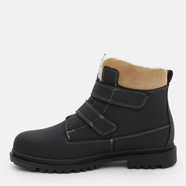 Детские зимние кожаные ботинки для девочки Prime Shoes 323 Black Leather 36-323-60160 34 Черные (2000000238197_PS) - изображение 3