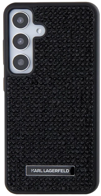 Панель Karl Lagerfeld Rhinestone Metal Logo для Samsung Galaxy S24 Plus (S926) Black (3666339241889) - зображення 5