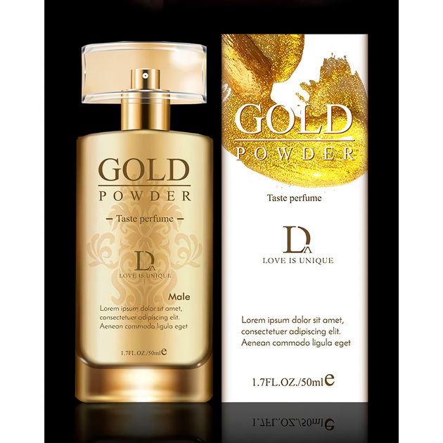 Мужской интимный парфюм "Gold Powder" с феромонами и золотым порошком 50 мл Золотой - изображение 2