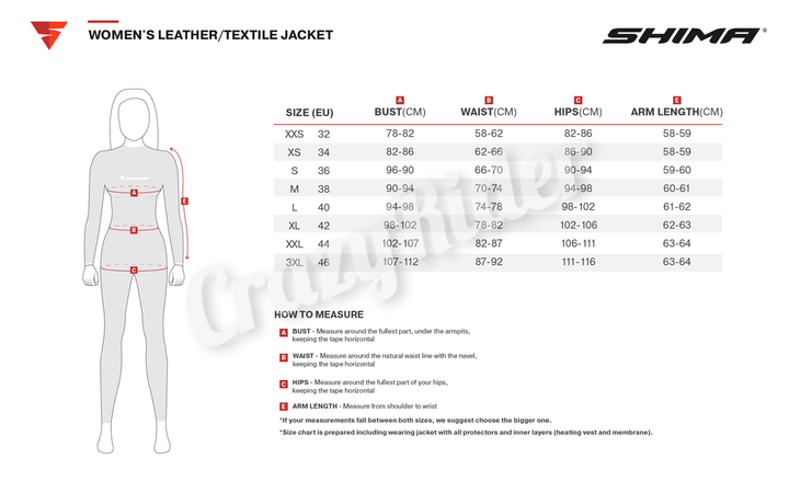 Мотокуртка Shima X-Mesh 2.0 LADY Red S - изображение 11