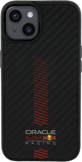 Панель Red Bull Carbon Fiber Power Bar MagSafe для Apple iPhone 14 Black (RBHMP14S24CFGSMK) - зображення 3