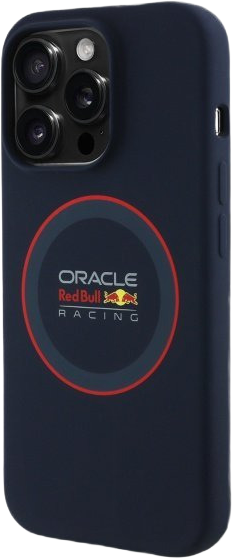 Панель Red Bull Silicone Red Ring MagSafe для Apple iPhone 15 Pro Max Navy (RBHMP15X24SIILVR) - зображення 2