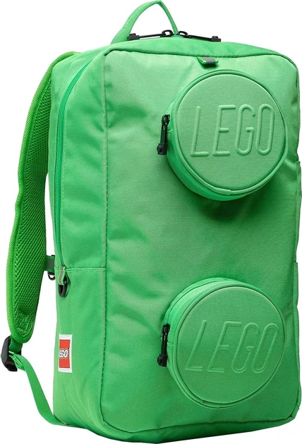 Plecak LEGO Brick 1x2 Backpack Bright Green (5711013090708) - obraz 2
