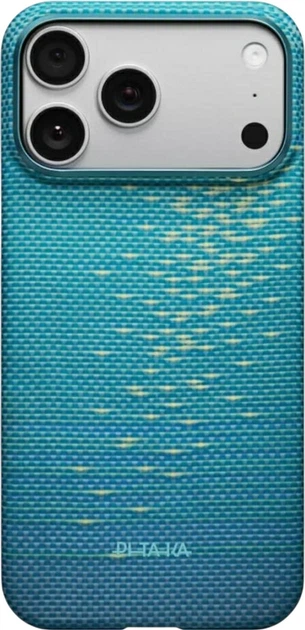 Панель Pitaka Ultra-Slim MagSafe для Apple iPhone 17 Pro Lucid Blue (KI1706AG) - зображення 1