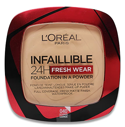 L'Oréal Paris Infaillible Fresh Wear 24H Матирующая крем‑пудра для лица № 040 - Фото 1 L'Oréal Paris Infaillible Fresh Wear 24H Матирующая крем‑пудра для лица № 040 - изображение 1