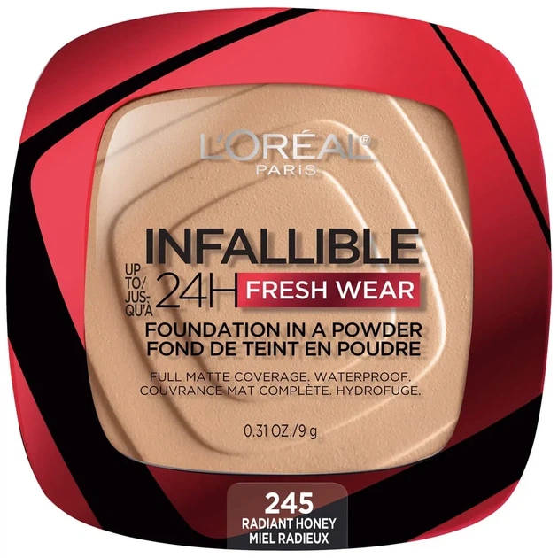 L'Oréal Paris Infaillible Fresh Wear 24H Матирующая крем‑пудра для лица № 245 - Фото 1 L'Oréal Paris Infaillible Fresh Wear 24H Матирующая крем‑пудра для лица № 245 - изображение 1