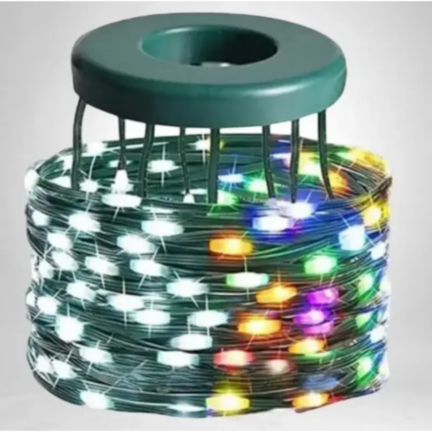 Гирлянда Конский хвост от USB, 2м, 10 нитей, 200LED + пульт / Смарт гирлянда / Умная гирлянда на елку - изображение 3