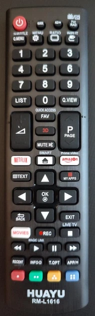 Универсальный пульт для LG RM-L1616 - изображение 6
