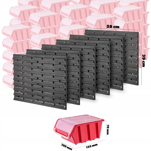 Інструментальна дошка Kadax K7695 стінка для майстерні 174 x 78 см 135 елементів (5903699468470) - зображення 3