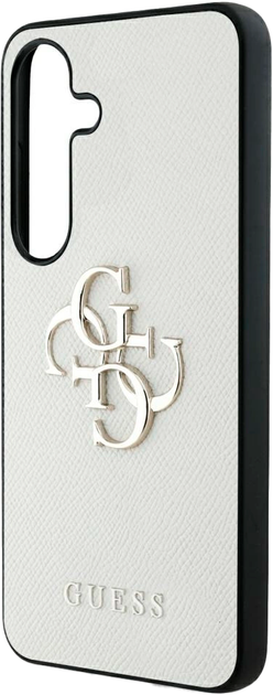 Панель Guess Grained Big 4G Logo Small Classic для Samsung Galaxy S25 Beige (3666339449155) - зображення 4