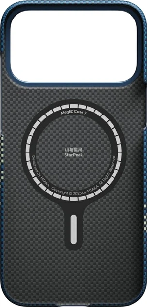 Панель Pitaka Ultra-Slim MagSafe для Apple iPhone 17 Pro Milky Way Galaxy (KI1705MP) - зображення 7