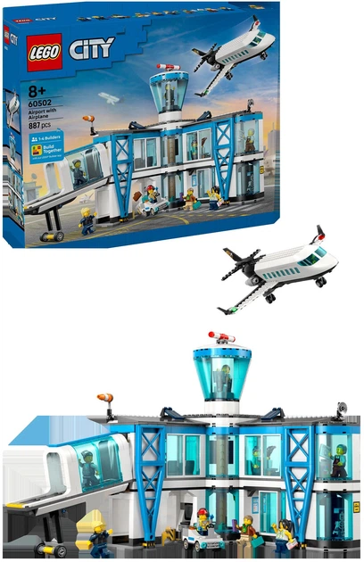 専用ページ Конструктор LEGO City Аэропорт с самолетом (60502) купить в