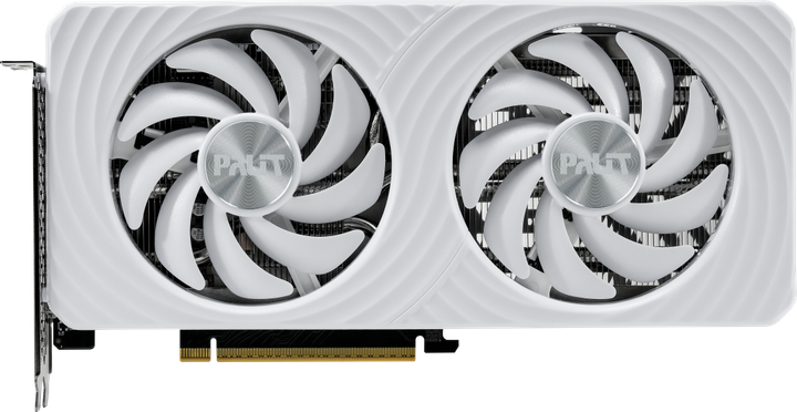 Відеокарта Palit PCI-Ex nVidia GeForce RTX 5060 White OC 8G GDDR7  (2280/2512 МГц) (HDMI 2.1b, 3 x DisplayPort 2.b) (NE75060U19P1-GB2063M)
