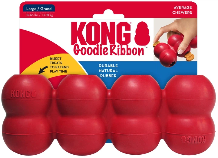 Іграшка для собак Kong Goodie Ribbon L (35585356242) - зображення 1