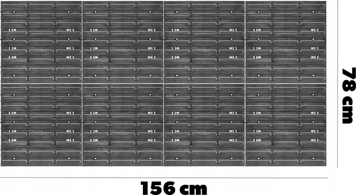 Tablica narzędziowa Kadax K6421 ścianka warsztatowa 156 x 78 cm (5903699455654) - obraz 2