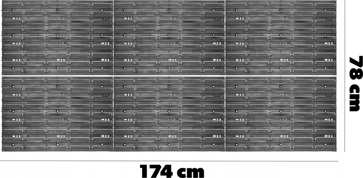 Інструментальна дошка Kadax K6424 стінка для майстерні 174 x 78 см (5903699455685) - зображення 2