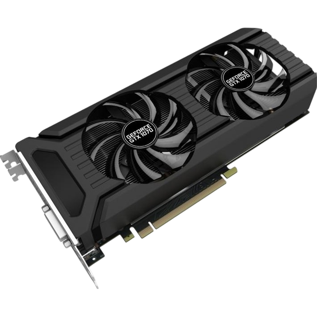 Відеокарта GeForce GTX 1070 8GB Palit Dual (NE51070015P2-1043D) Б/В - зображення 2