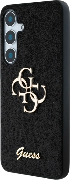 Панель Guess Fixed Glitter Big 4G Logo для Samsung Galaxy S25 Plus Black (3666339449438) - зображення 2