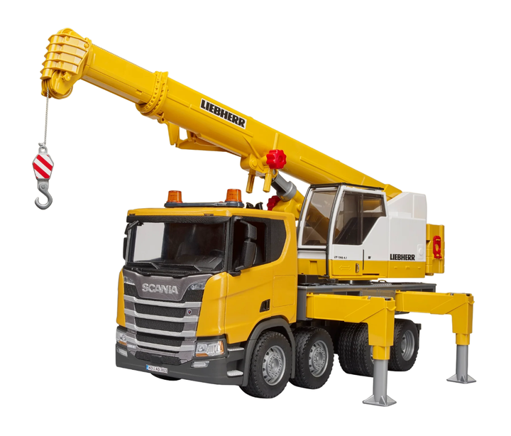 Вантажівка з краном Bruder Scania Super 560R 03571 (4001702035716) (955555913996813) - Уцінка - зображення 4