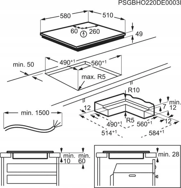 Płyta indukcyjna Electrolux EIS62453IZ (955555913921266) - Outlet - obraz 6