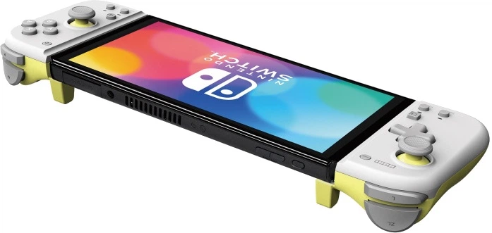 Kontroler Nintendo Switch Jasnoszary – Yellow (0810050911290) (955555911057717) - Outlet - obraz 3