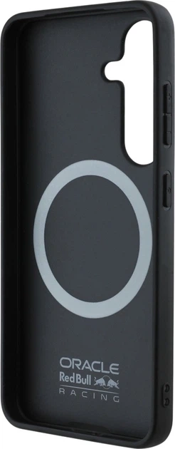 Etui plecki Red Bull Leather Meshed Debossed Bull MagSafe do Samsung Galaxy S25 Navy Blue (3666339421335) - obraz 5