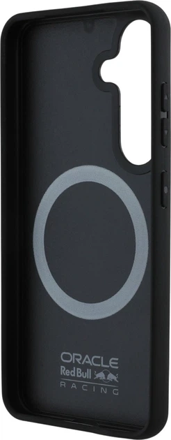 Etui plecki Red Bull Real Carbon Fiber Shiny Logo MagSafe do Samsung Galaxy S25 Black (3666339421458) - obraz 5
