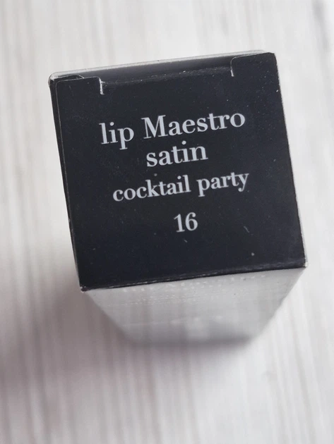 Жидкая сатиновая помада с эффектом мягкости Giorgio Armani lip maestro satin 16 cocktail party. Об‘єм 4 ml. - изображение 6