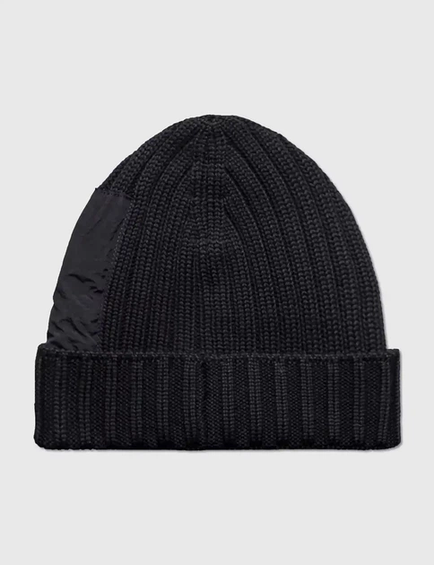 Шапка C.P. Company с линзой черная, One size (универсальный размер), Унисекс. - изображение 3