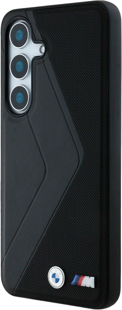 Etui BMW Oversized Stripes MagSafe do Samsung Galaxy S25 Black (3666339448783) - obraz 2