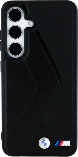 Etui BMW Oversized Stripes MagSafe do Samsung Galaxy S25 Black (3666339448783) - obraz 3