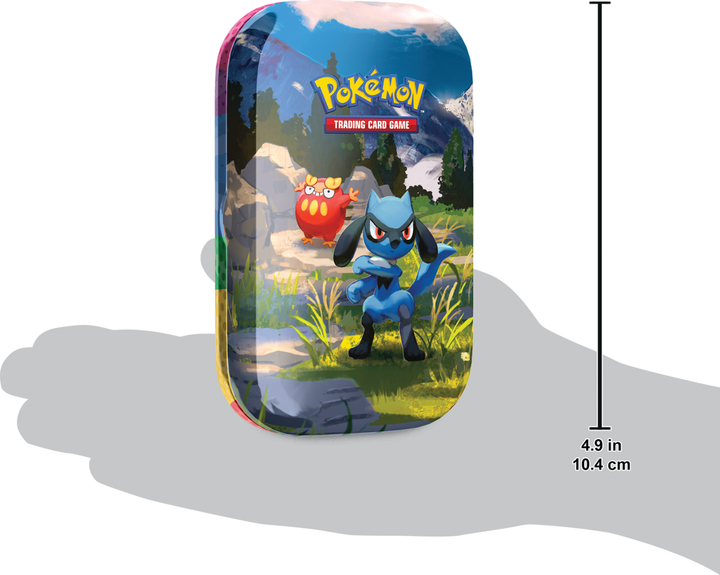 Zestaw kart Pokemon Pokemon TCG: ME 02.5 Mini Tin Riolu/Darumaka (196214132771) - obraz 4