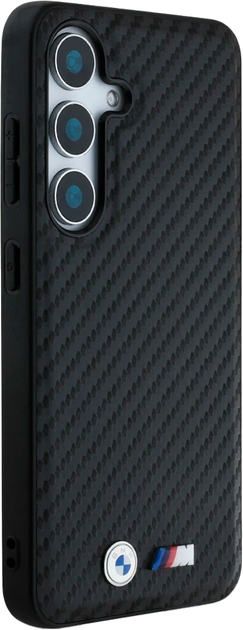 Etui BMW Carbon MagSafe do Samsung Galaxy S25 Black (3666339448837) - obraz 4