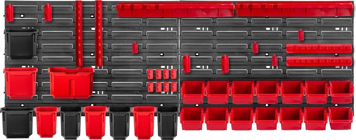 Tablica narzędziowa Kadax K7714 ścianka warsztatowa 116 x 39 cm 46 elementów (5903699468661) - obraz 3