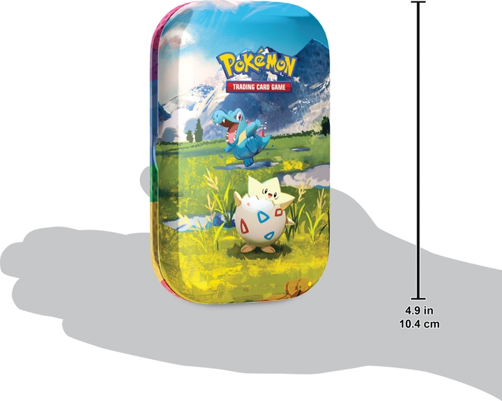 Zestaw kart Pokemon Pokemon TCG: ME 02.5 Mini Tin Togepi/Totodile(196214132955) - obraz 6