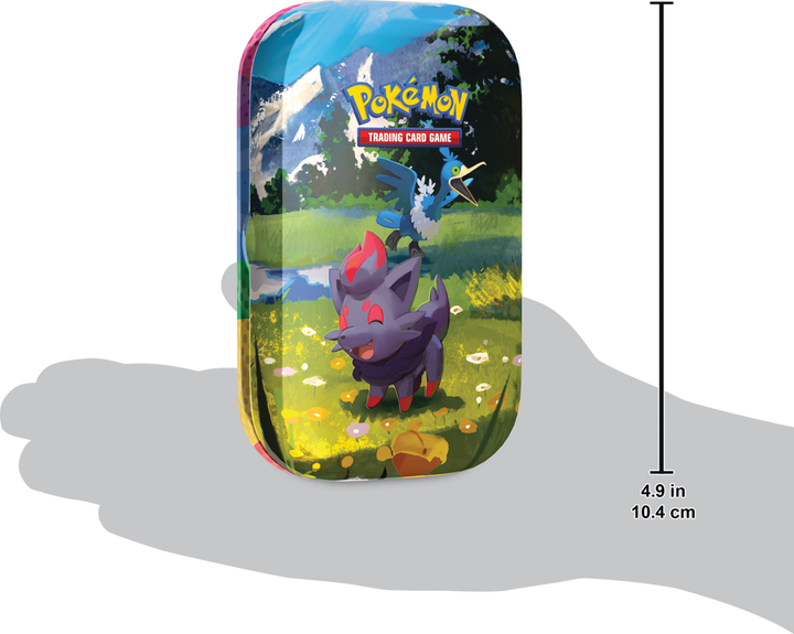 Zestaw kart Pokemon Pokemon TCG: ME 02.5 Mini Tin Zorua/Cramorant (196214133013) - obraz 6